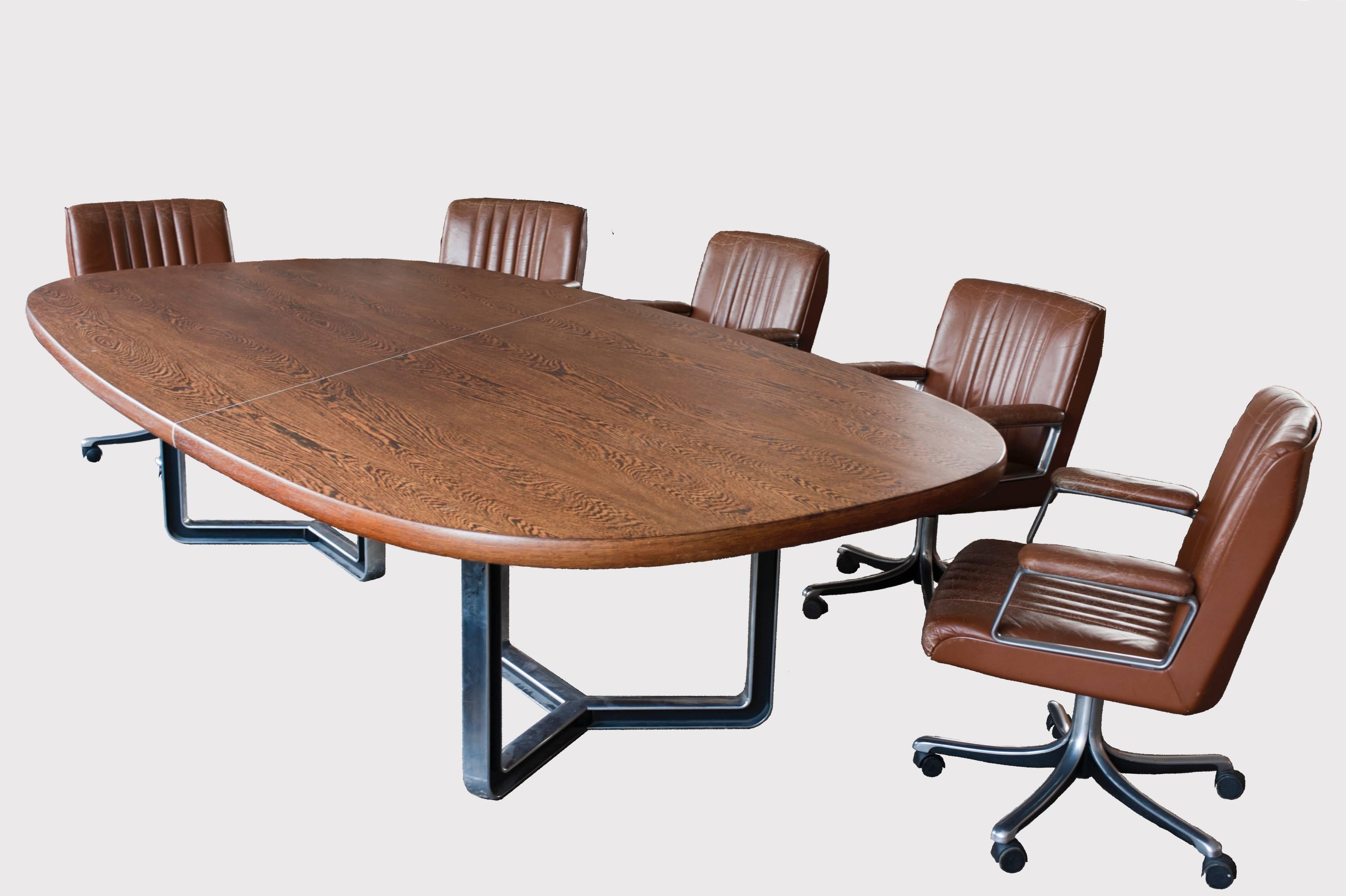 Cast Conference or Dining Room Table by Osvaldo Borsani