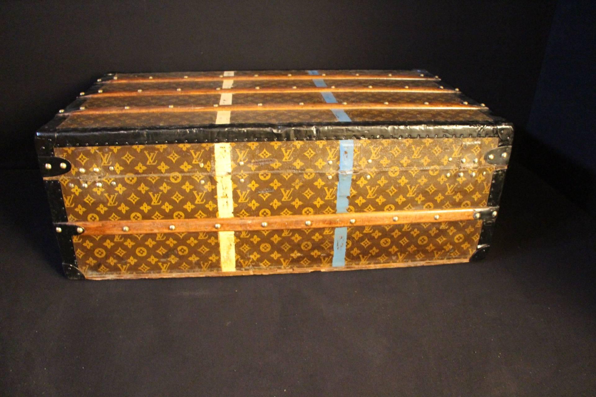 French 1920s Louis Vuitton Steamer Trunk