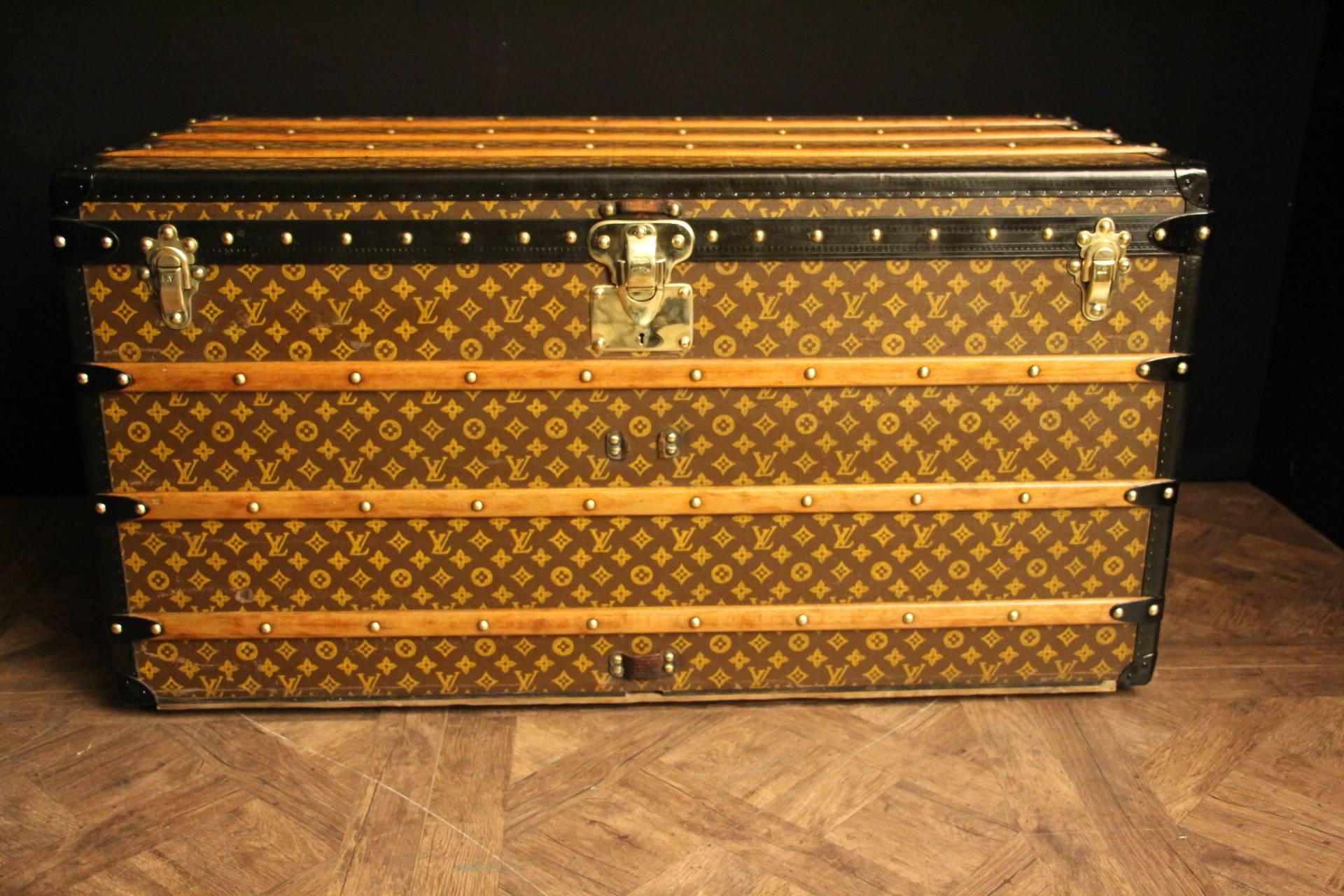 French 1930s Louis Vuitton Courrier Steamer Trunk