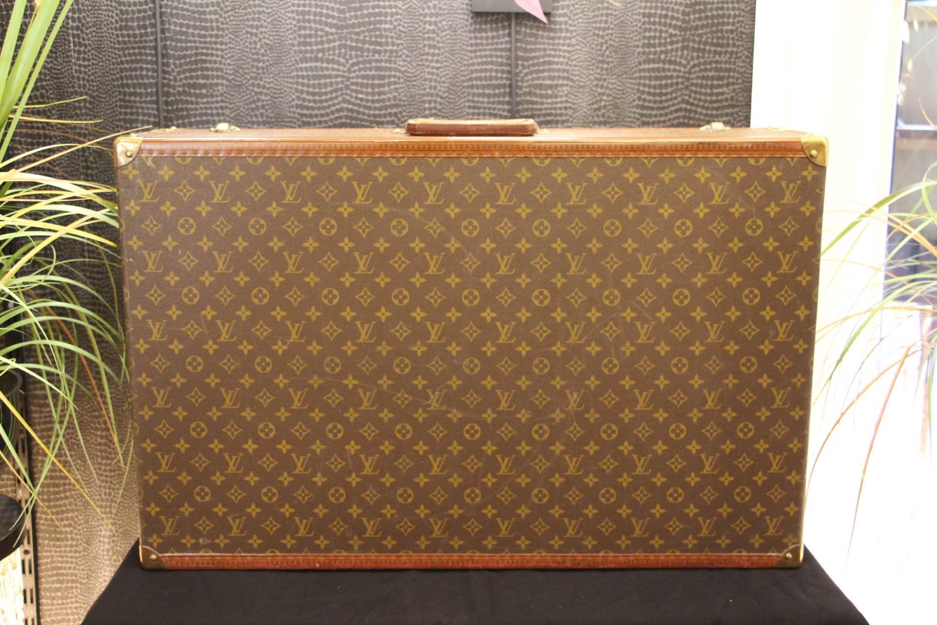 Late 20th Century 1970s Louis Vuitton Hard Suitcase with Square Handle