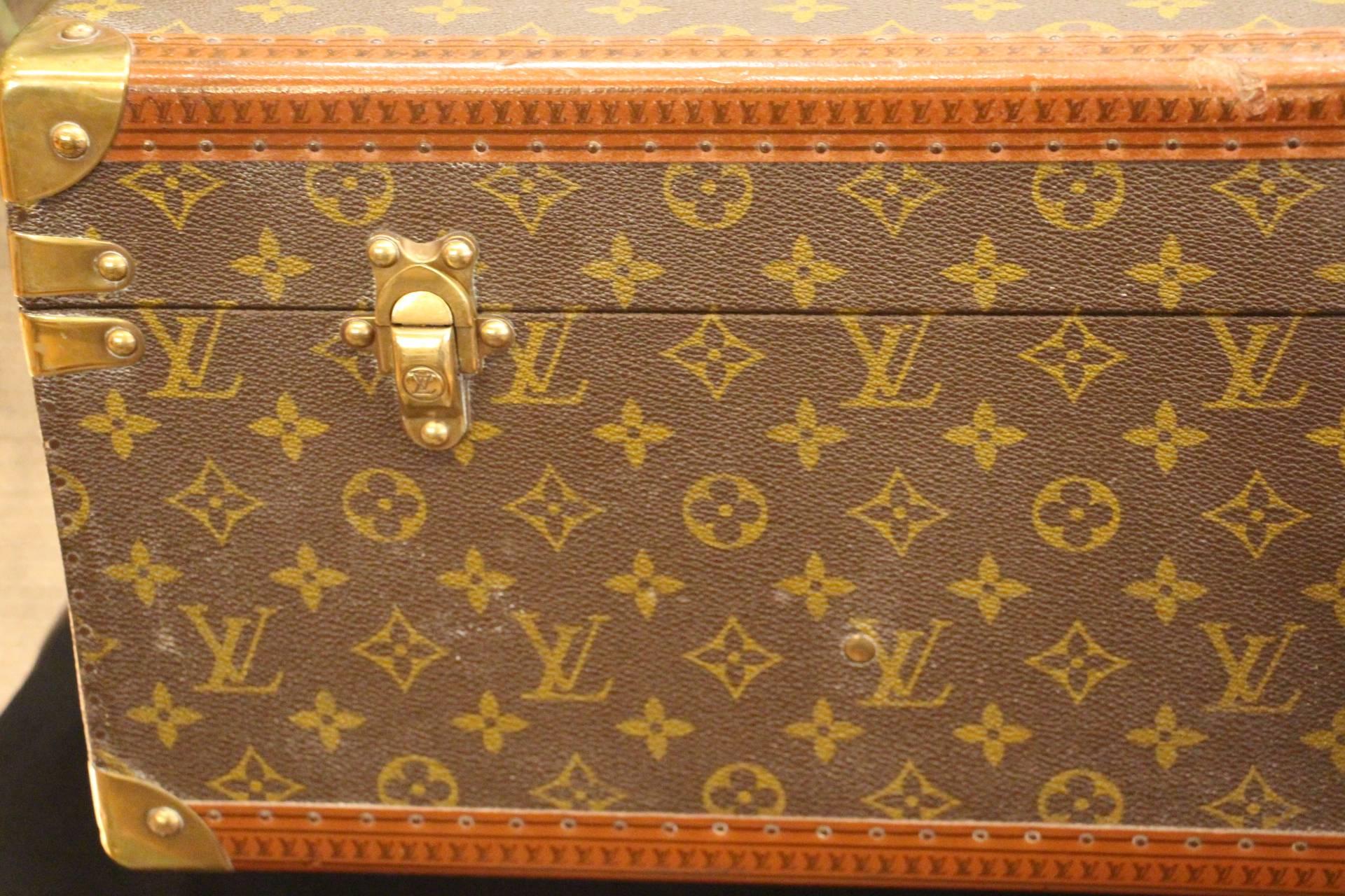 1970s Louis Vuitton Hard Suitcase with Square Handle 3