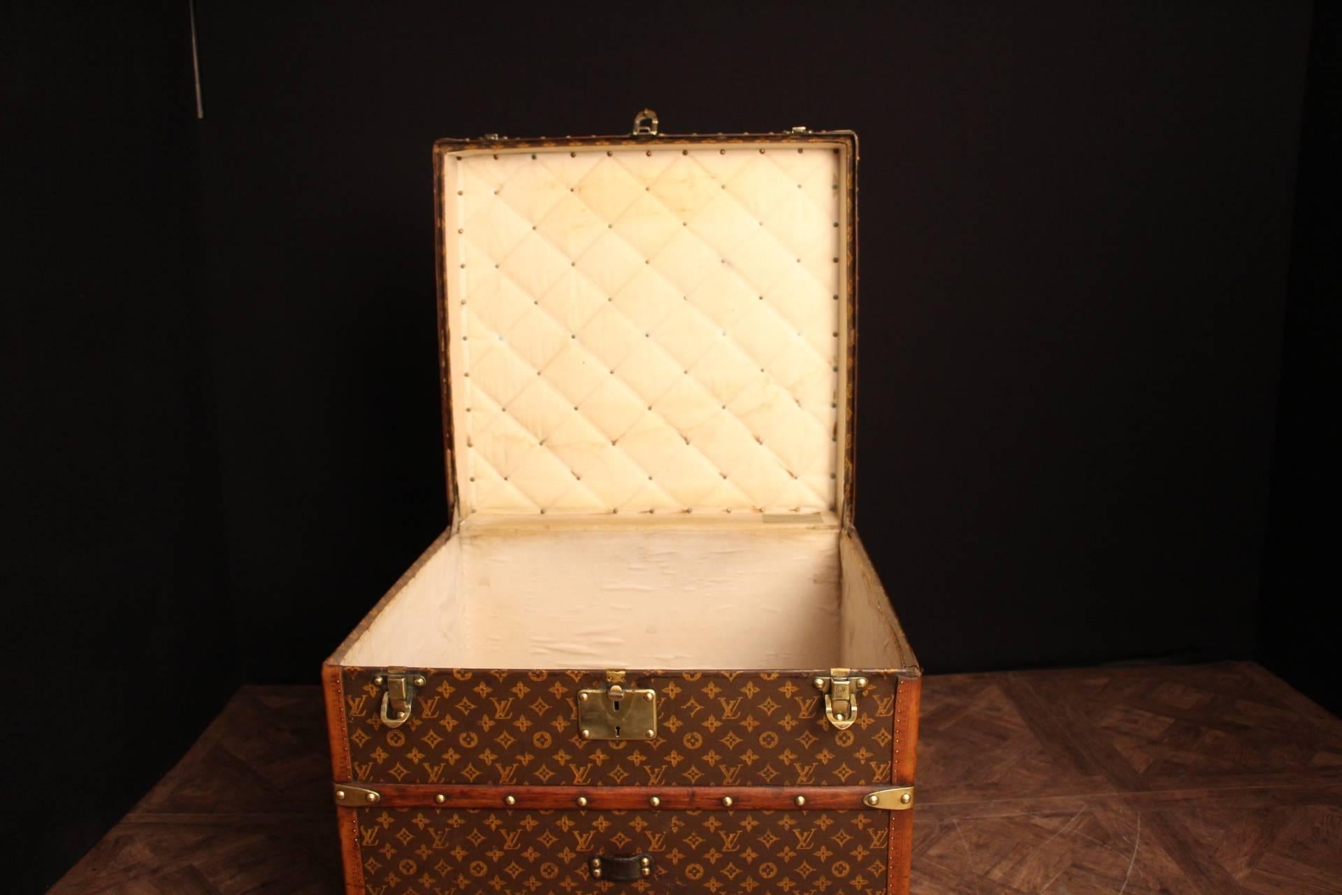 1920s Louis Vuitton Cube Steamer Trunk 3