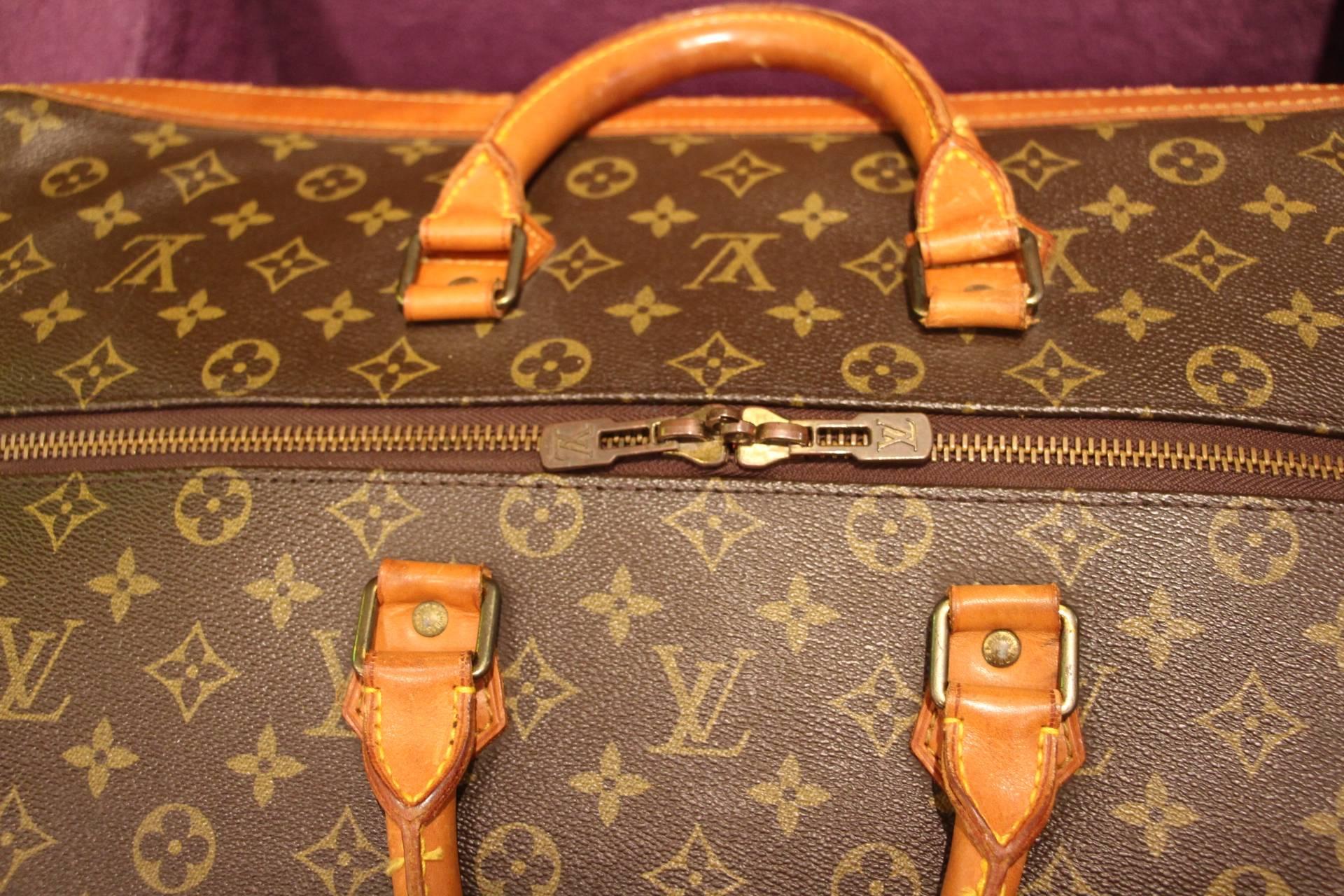 Large Collector's Louis Vuitton Travel Bag 50 in Monogramm Canvas 1