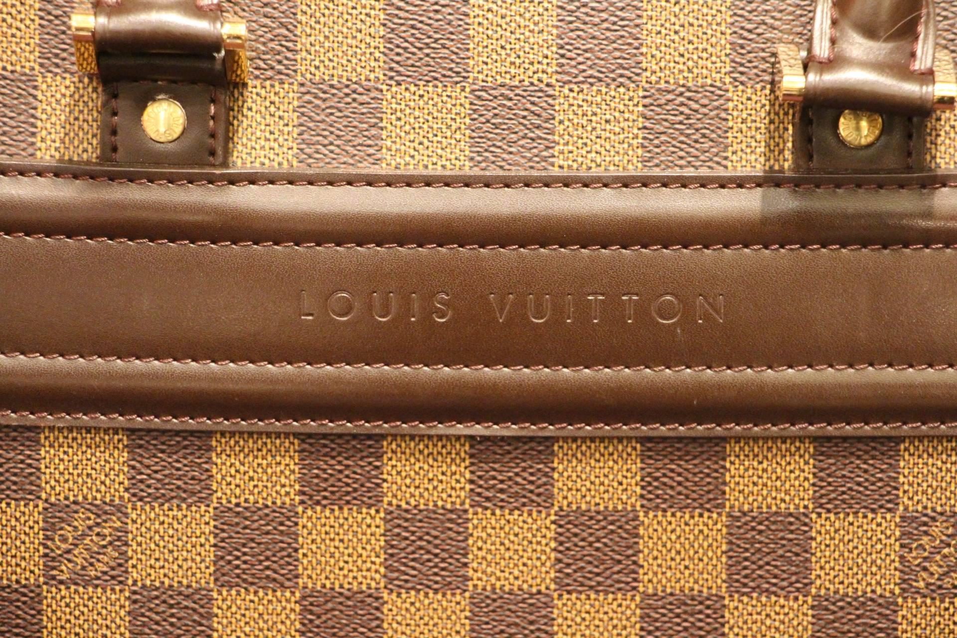 Canvas Oversized Collector's Louis Vuitton Travel Bag, Damier Pattern
