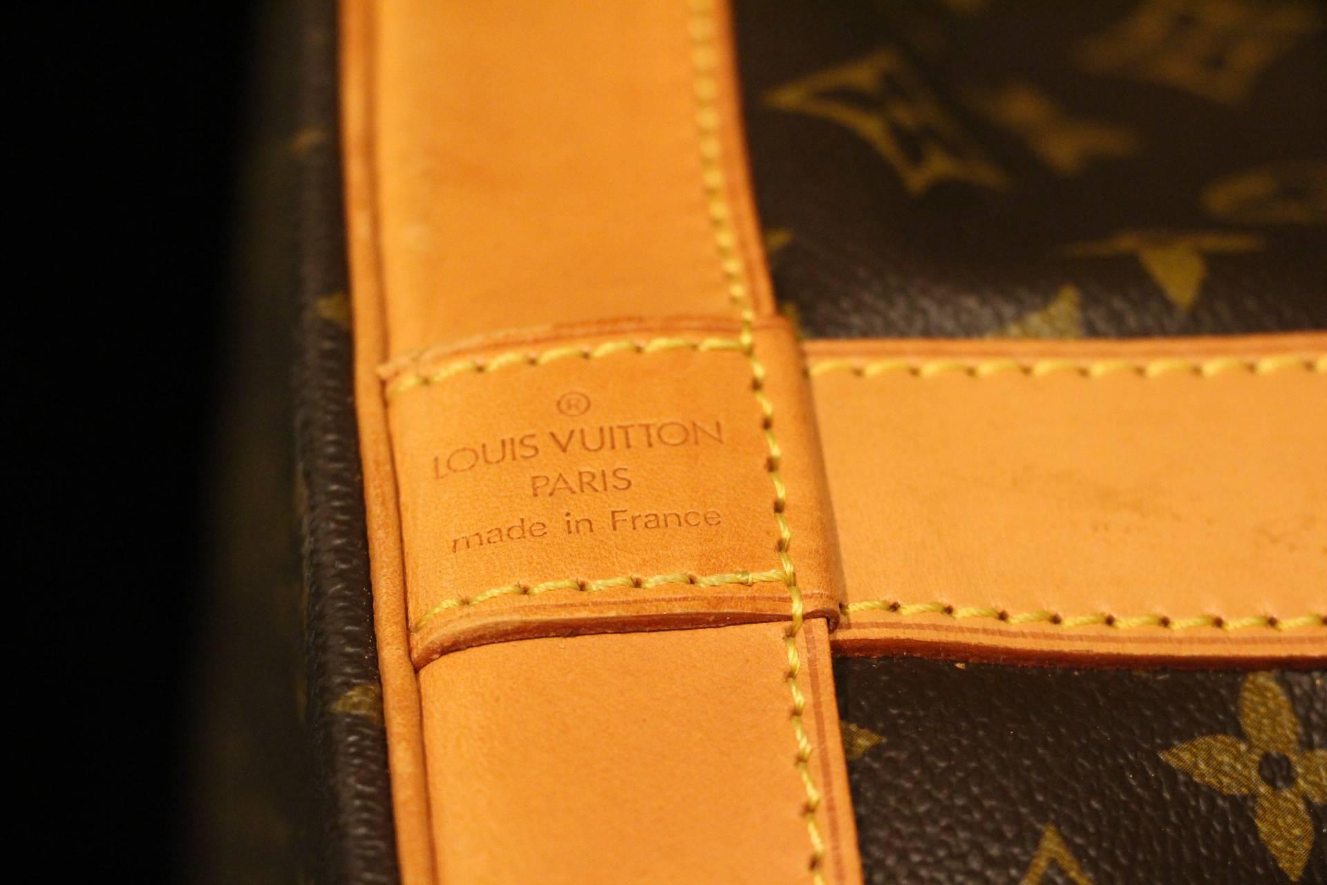 Leather Large Louis Vuitton Travel Bag 50