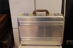 1980s Polished Aluminum Halliburton Briefcase