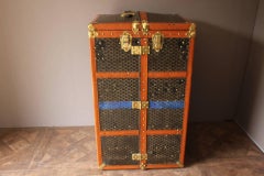 Large Goyard Wardrobe Steamer Trunk