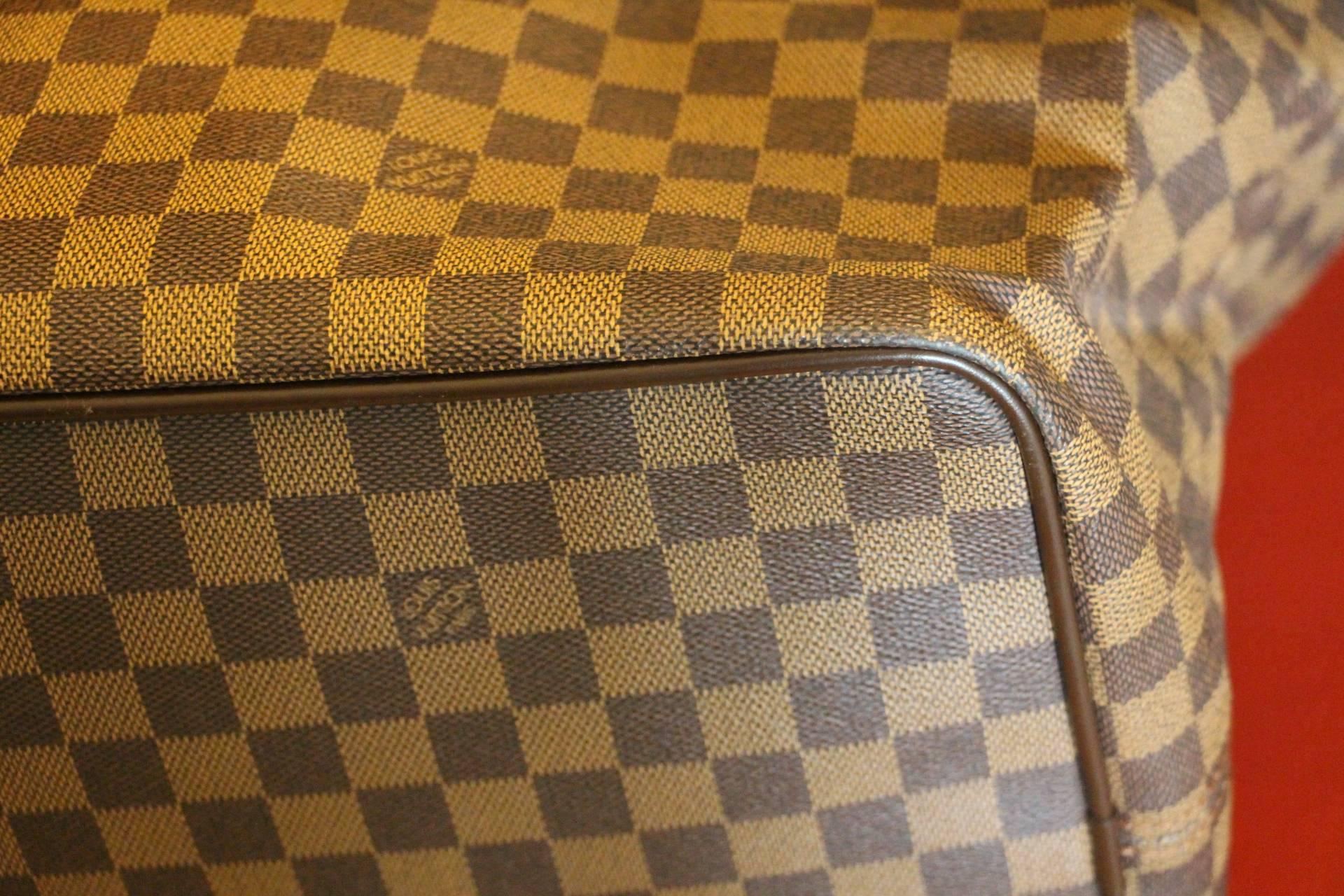 Late 20th Century Louis Vuitton Ebene Damier Canvas Large Travel Bag