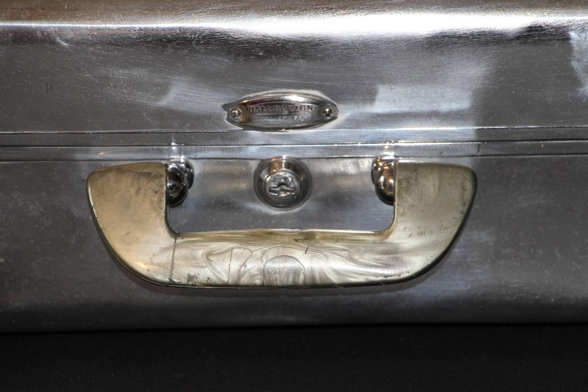 1940s Polished Aluminum Suitcase by Halliburton 1