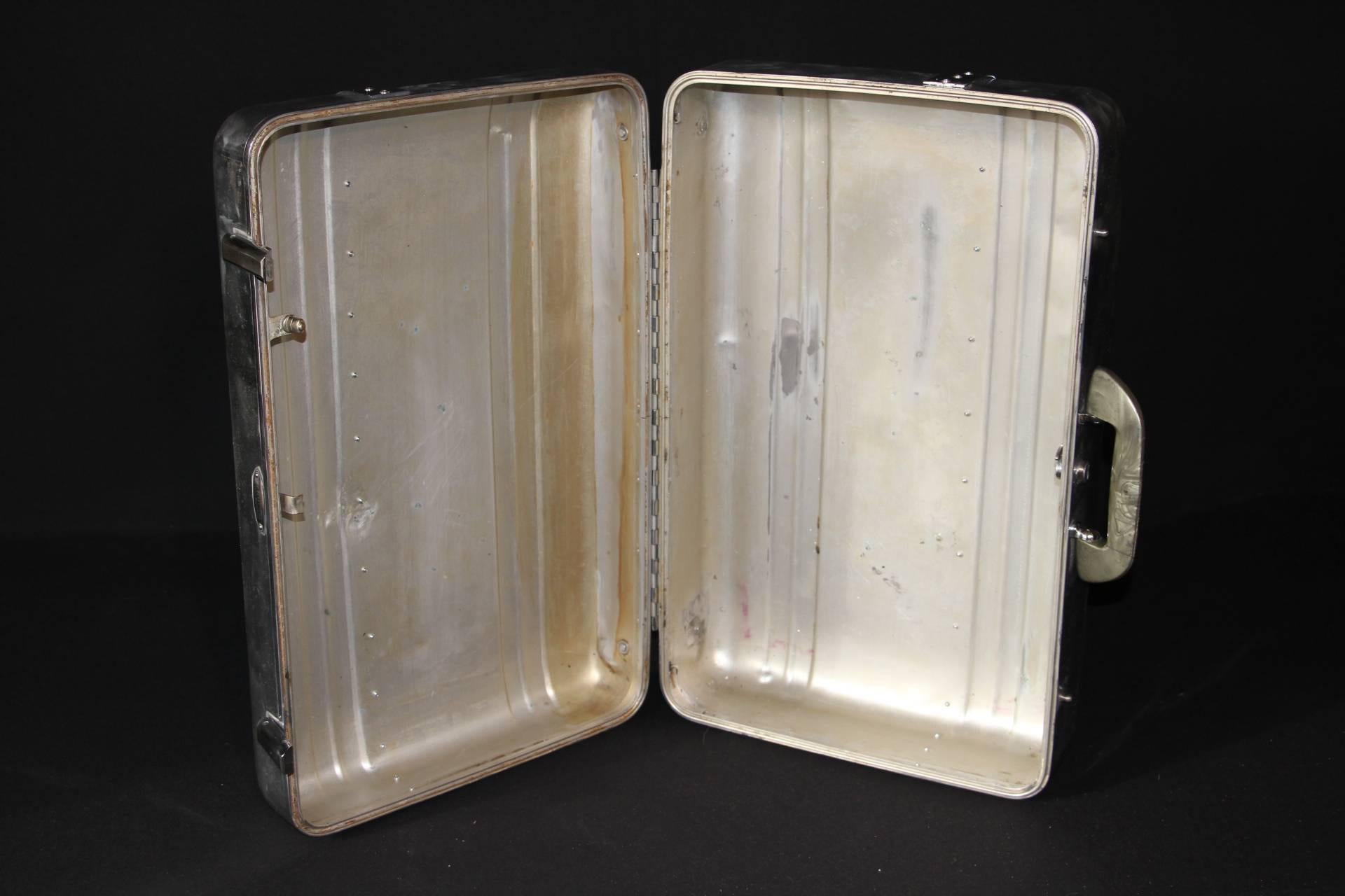 1940s Polished Aluminum Suitcase by Halliburton 2