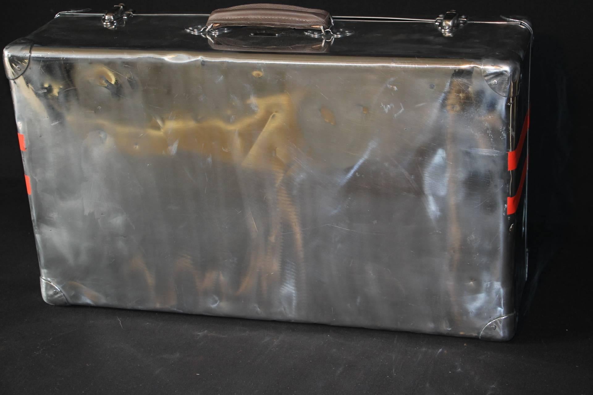 1940s Aluminum Suitcase 5