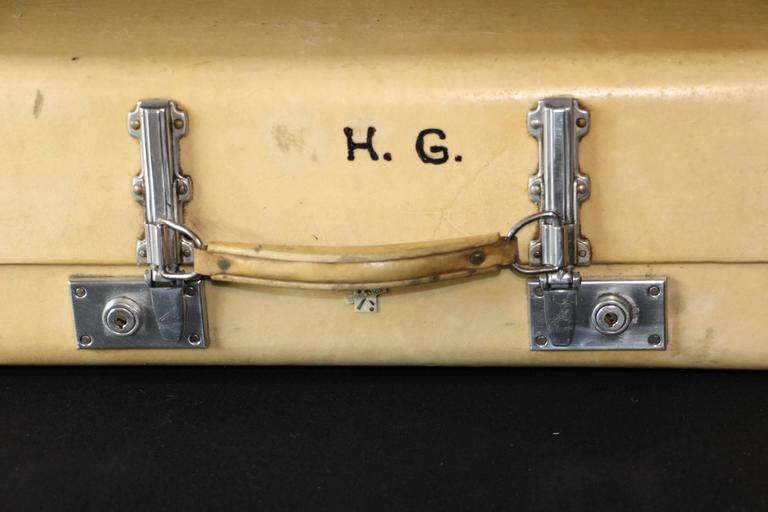1930s Revelation Vellum Suitcase For Sale at 1stDibs