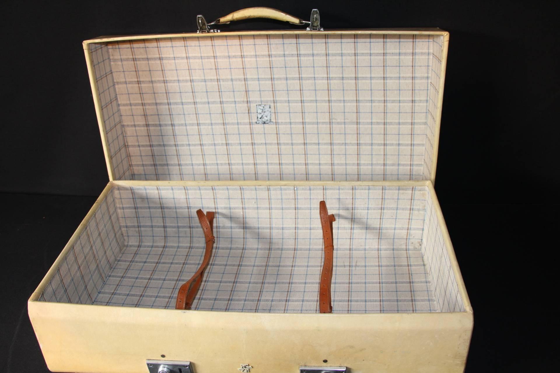 Leather 1930s Revelation Vellum Suitcase