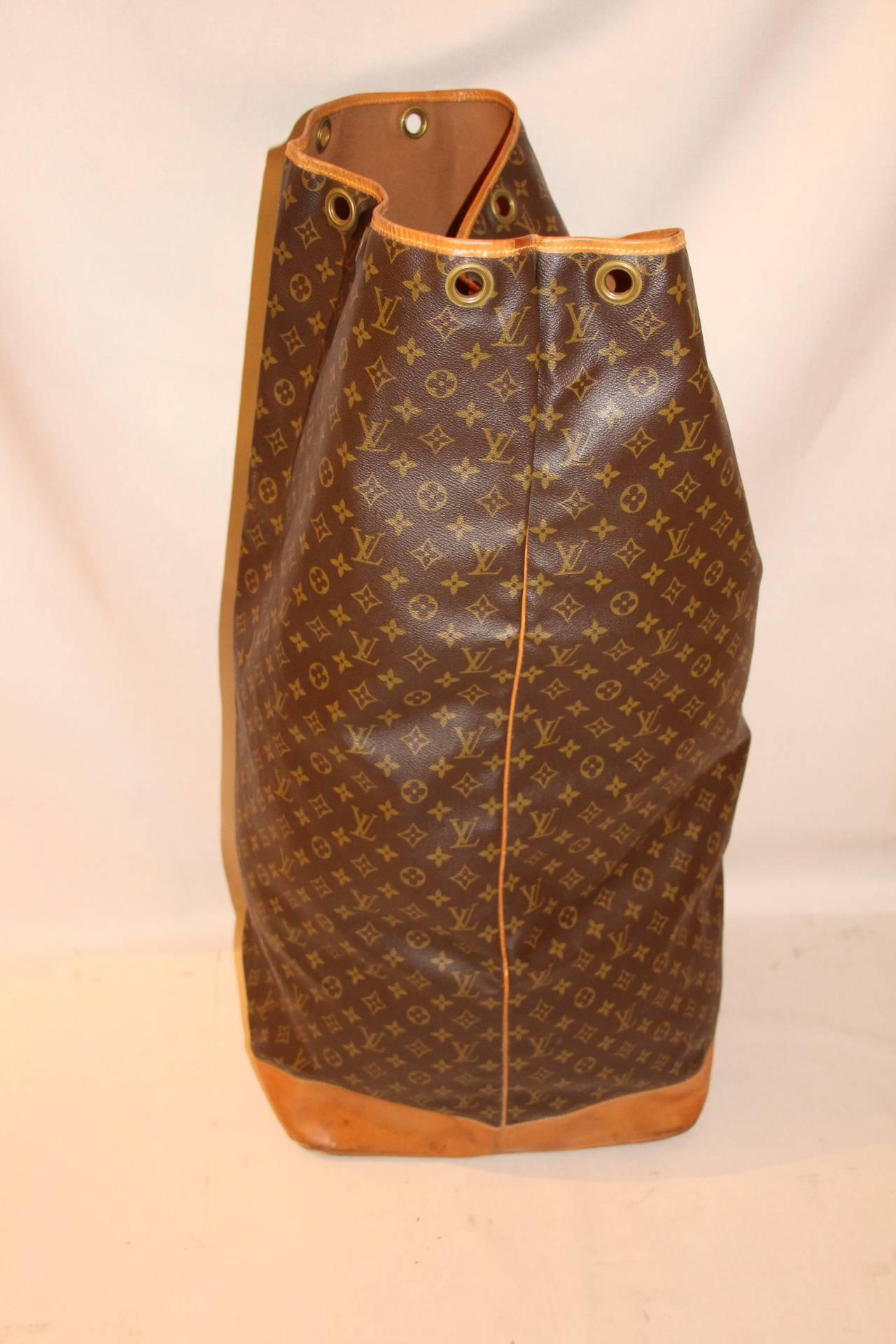 French 1970s Extra Large Louis Vuitton Marin Bag