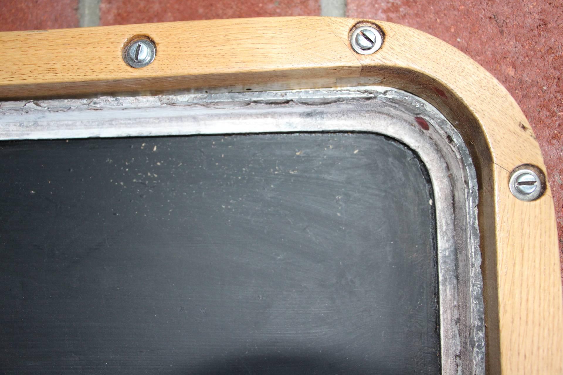 Pair of Polished Aluminum Ship's Porthole Mirror with Light 3