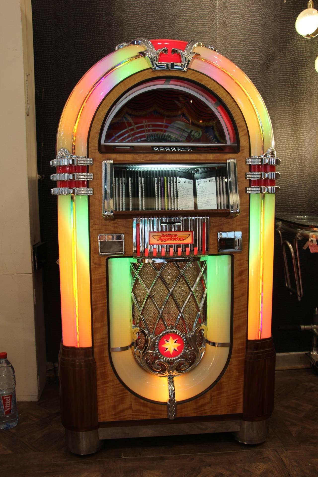 antique jukebox