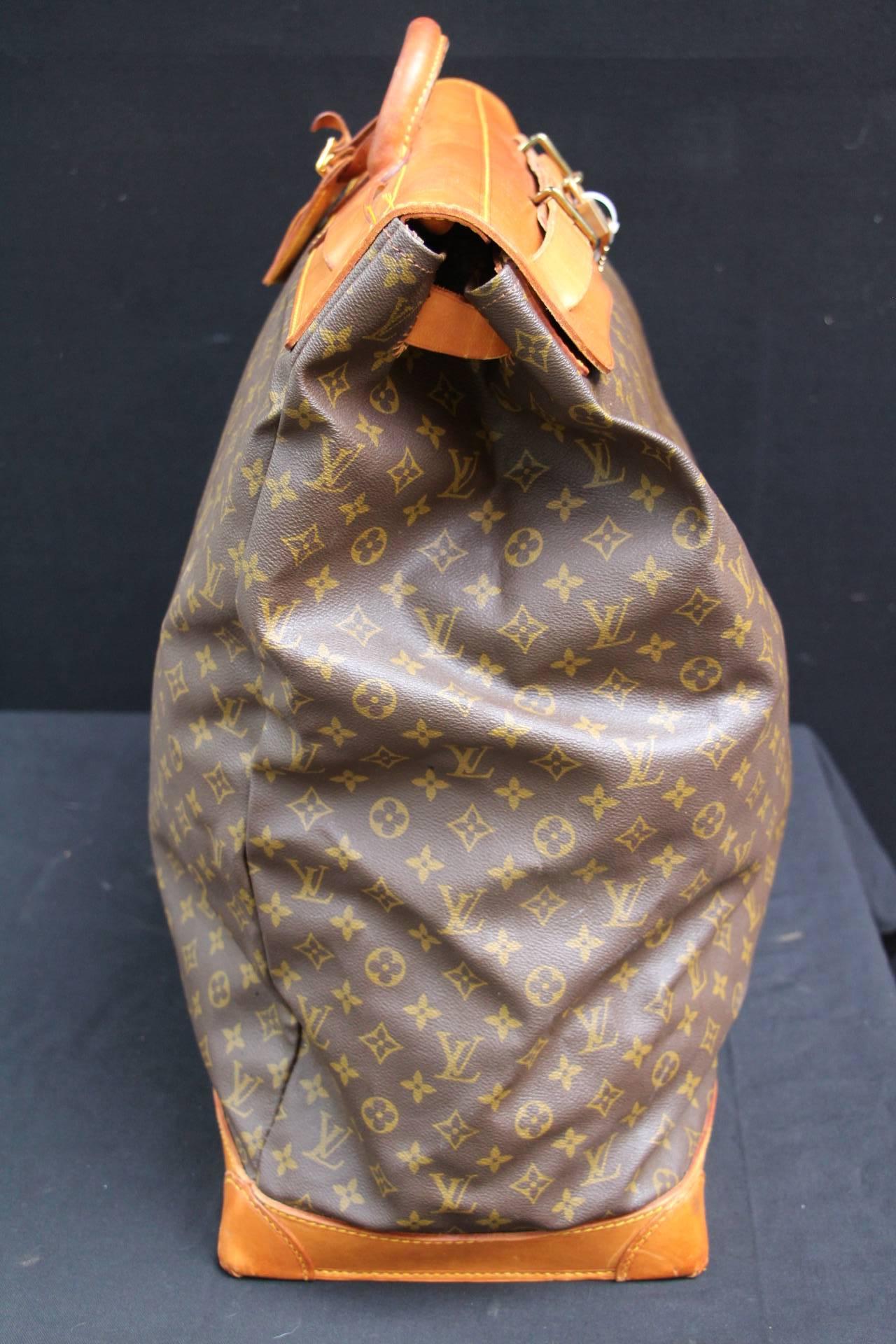 Late 20th Century Large Louis Vuitton Steamer Bag