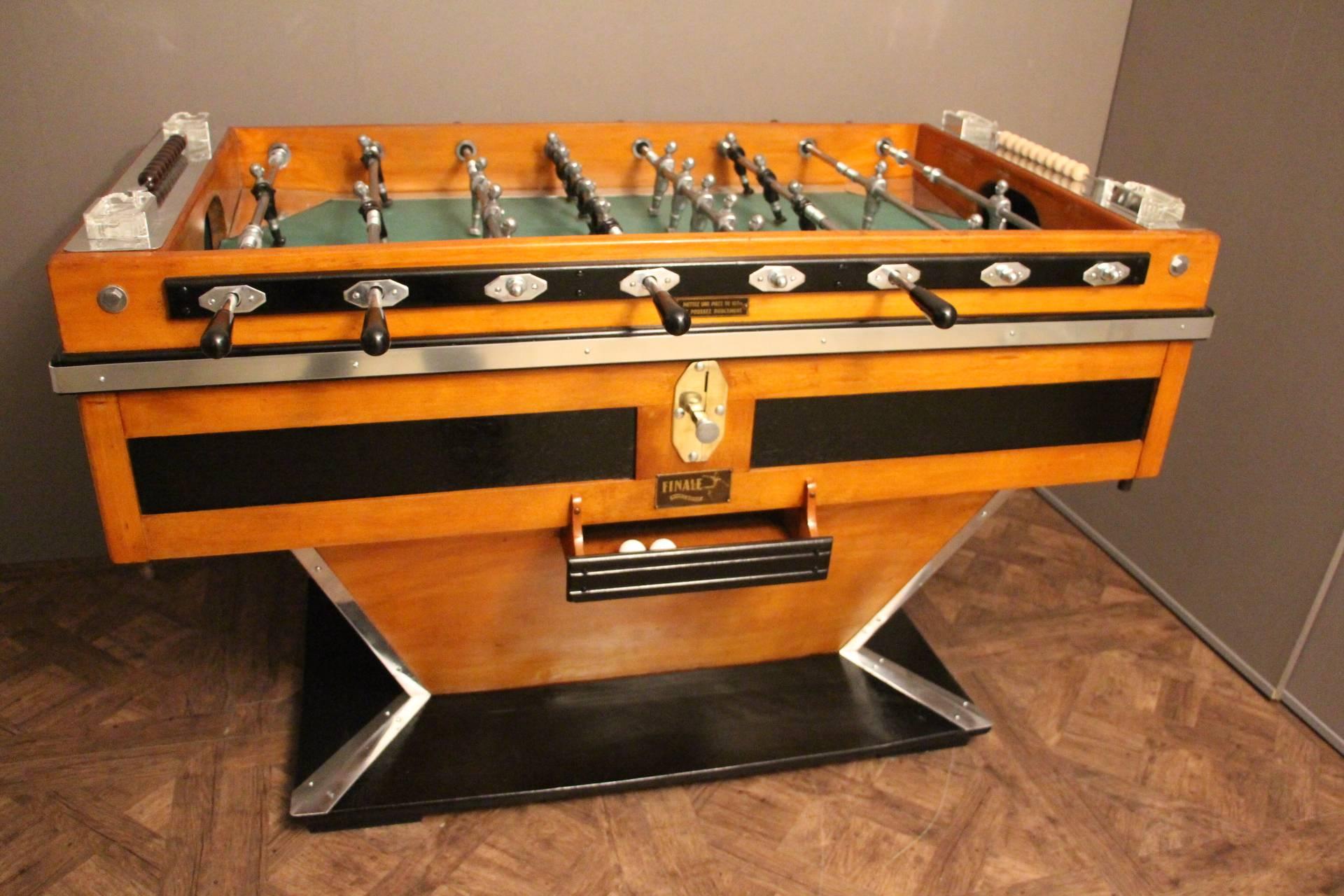Mid-20th Century Midcentury French Café's Foosball Table