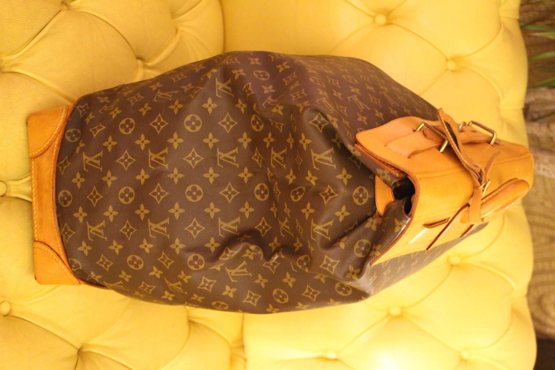 Louis Vuitton Monogram Steamer Bag 45 In Excellent Condition In Saint-Ouen, FR