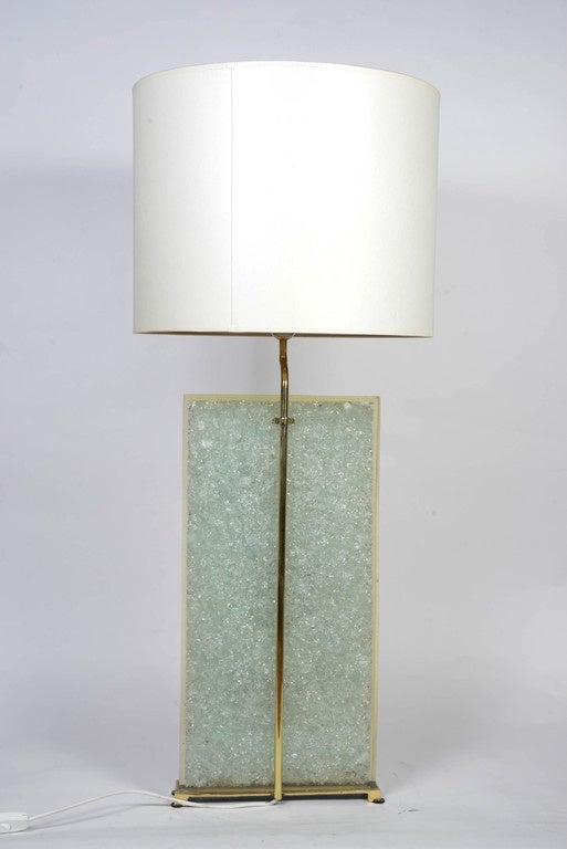 Fractale Resin and Agates Pair of Lamps In Excellent Condition In Saint-Ouen, IDF