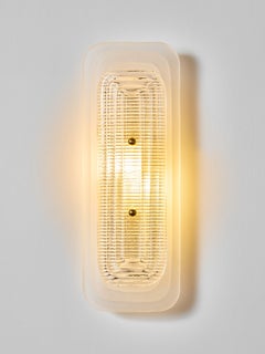 Dual Textures Murano Glass Wall Sconce