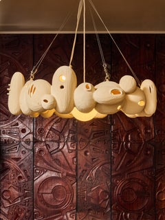 Olivia Cognet “Antti Lovag” – Lampadario scultoreo in ceramica
