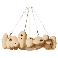 Olivia Cognet “Antti Lovag” – Lampadario scultoreo in ceramica