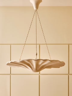 Contemporary French Sculptural Plaster Chandelier