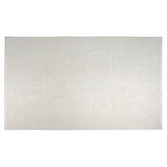 Tappeto passe-partout in cotone con disegno Keith, colore avorio