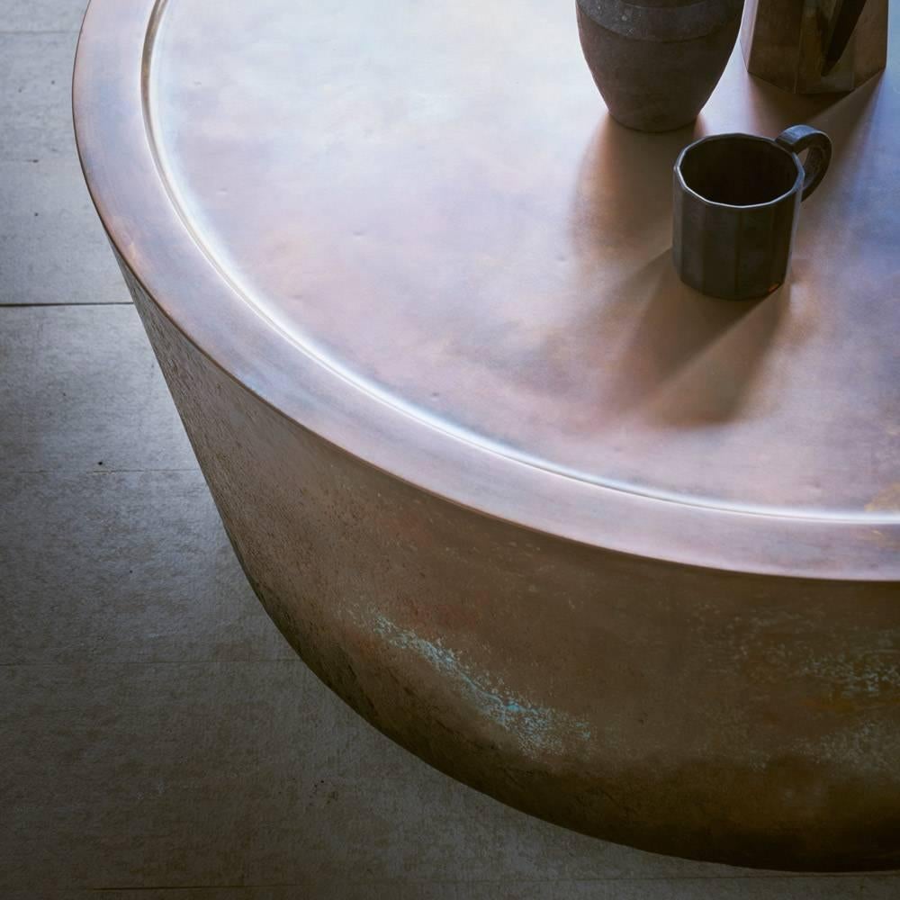 English Russell Pinch Nim Copper Coffee Table For Sale