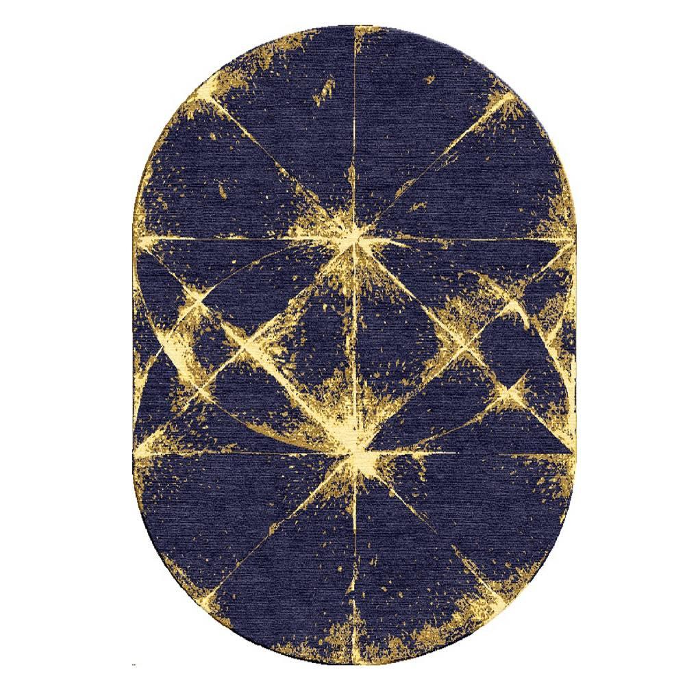 Inspired by starry skies and the infinite nature of space, the Nakshatra rug was hand knotted in Nepal with a blend of wool and silk.

Drawing inspiration from astronomy and celestial maps from the 15th century, the Hélios Collection continues