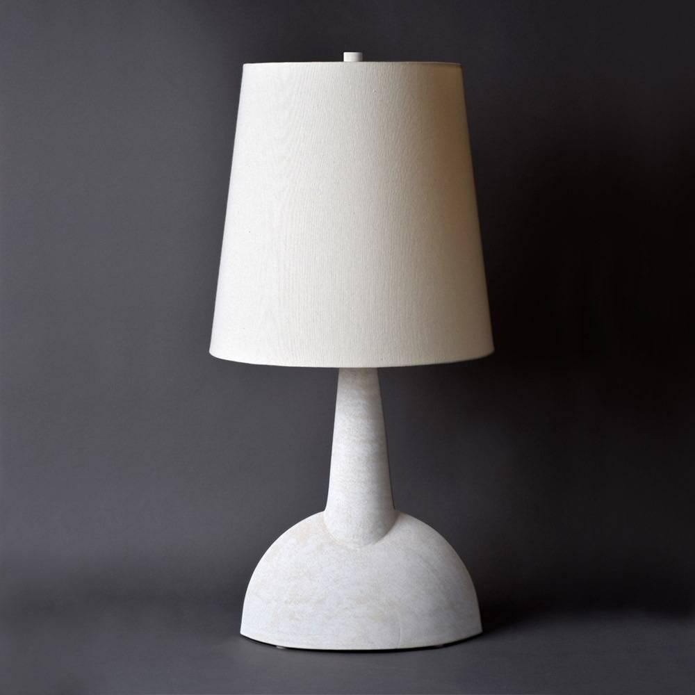 Like Roinestad’s ceramic, highly sculpture vessels, the lighting collection, the designer’s first foray into the medium, drawn on the designer's own Scandinavian heritage tempered with a sense of 20th century California Folk Modern. Each a piece of