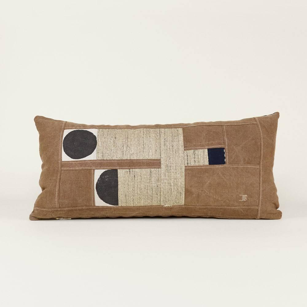 Commune has collaborated on a series of pillows with textile mastermind Adam Pogue. Using Commune’s collection of vintage fabrics, overdyed linens, vintage Kilims, boros and other special fragments that we have gathered over the years, Adam has