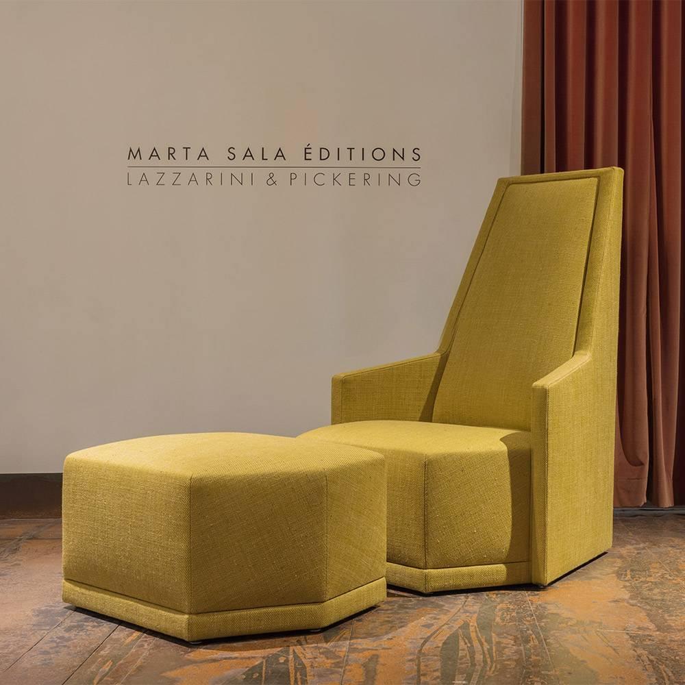 Italian Marta Sala Editions P2 Lavinia Pouf, COM For Sale