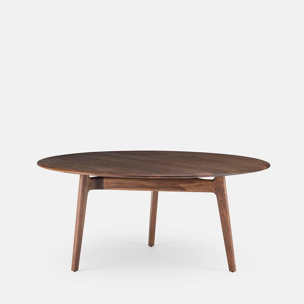 Solo Table is a solid wood dining table with purity of form and material. Designed by neri&hu and manufactured by De La Espada for the neri&hu brand.

Price listed is for Medium in Danish-oiled Walnut.

Available in American black walnut,