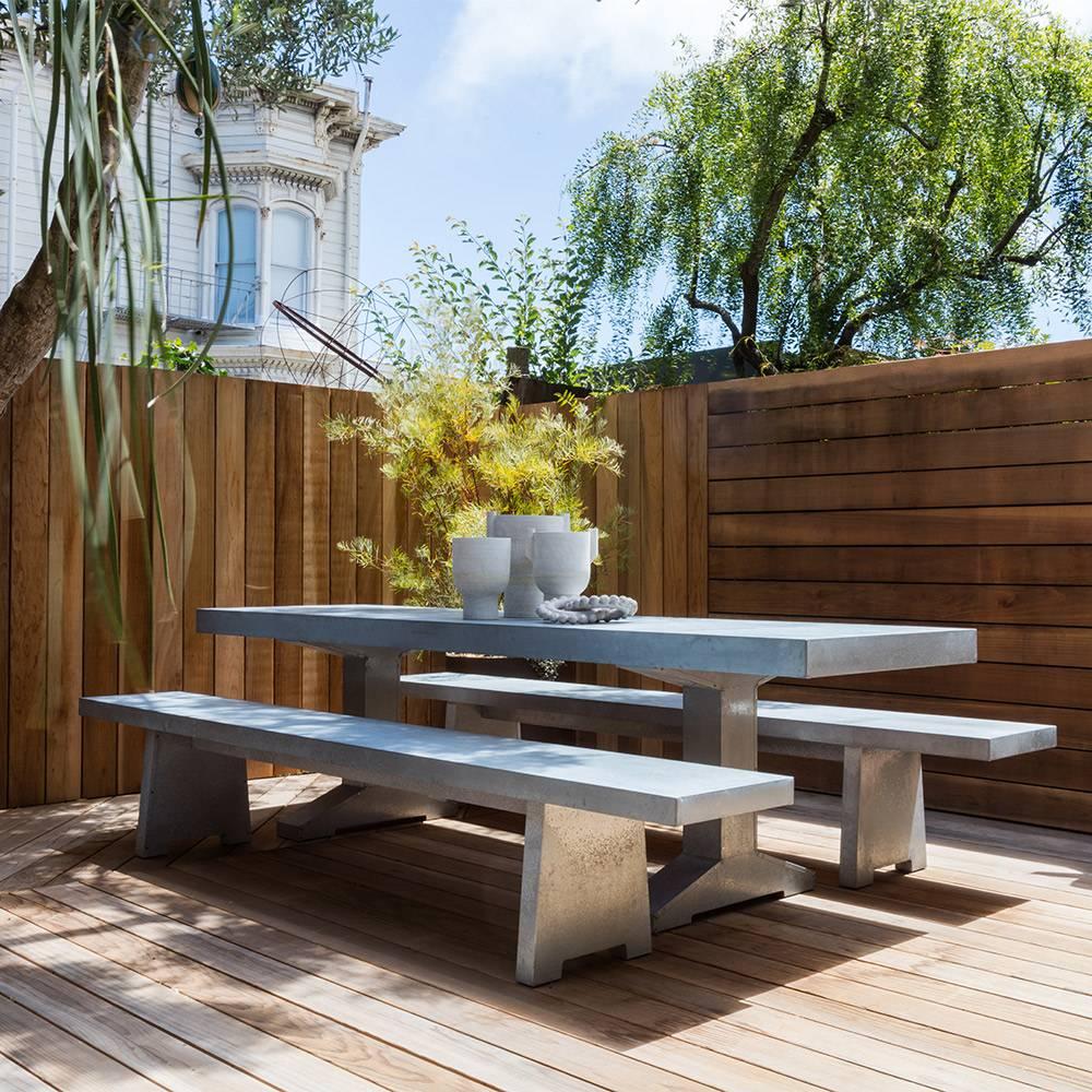 The Zinc table, from Piet Hein Eek's range of outdoor furniture, is a great addition to any outdoor setting. For complementary seating, Eek also offers a zinc bench.

Zinc.

Measures: L 109.6
