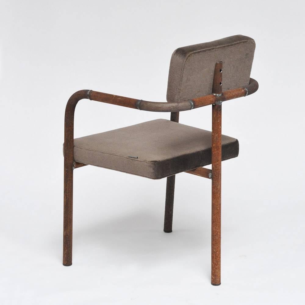 Modern Piet Hein Eek Rag Pipe Metal Chair