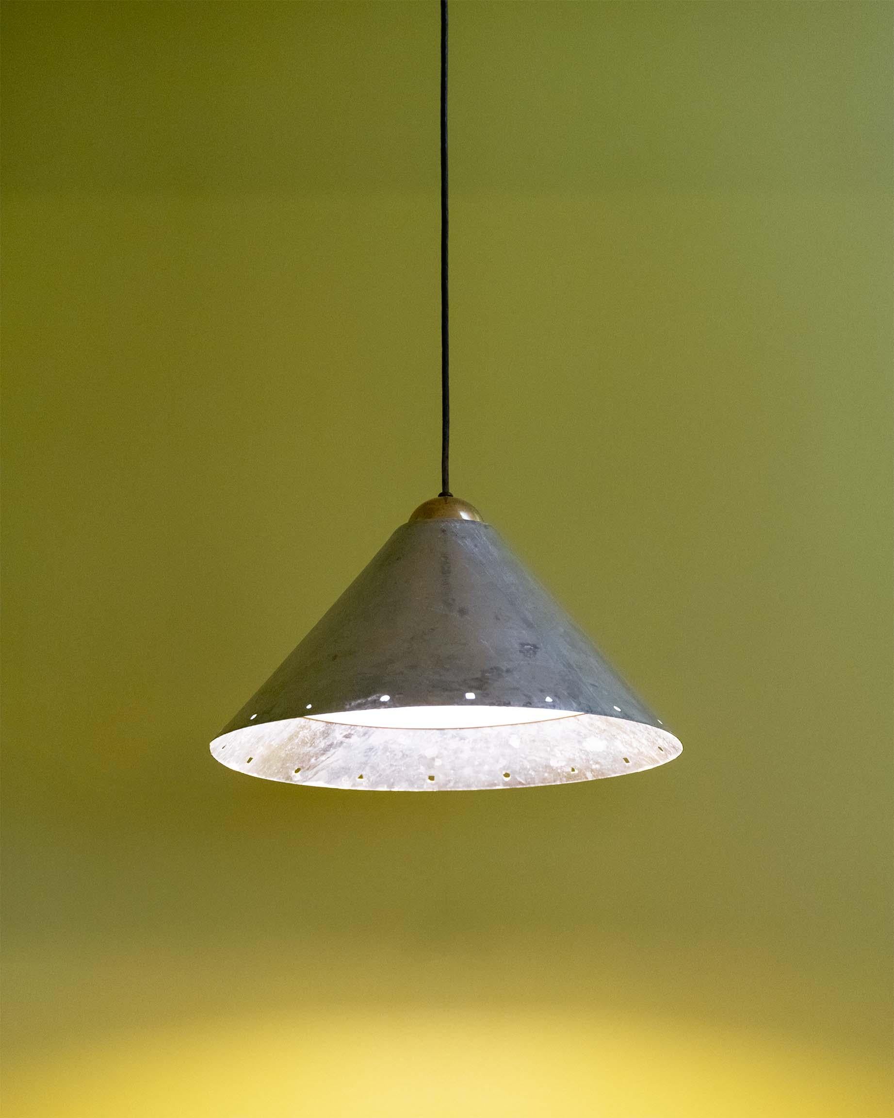 Modernist Hanging Lamp by Ron Rezek In Good Condition For Sale In New York, NY