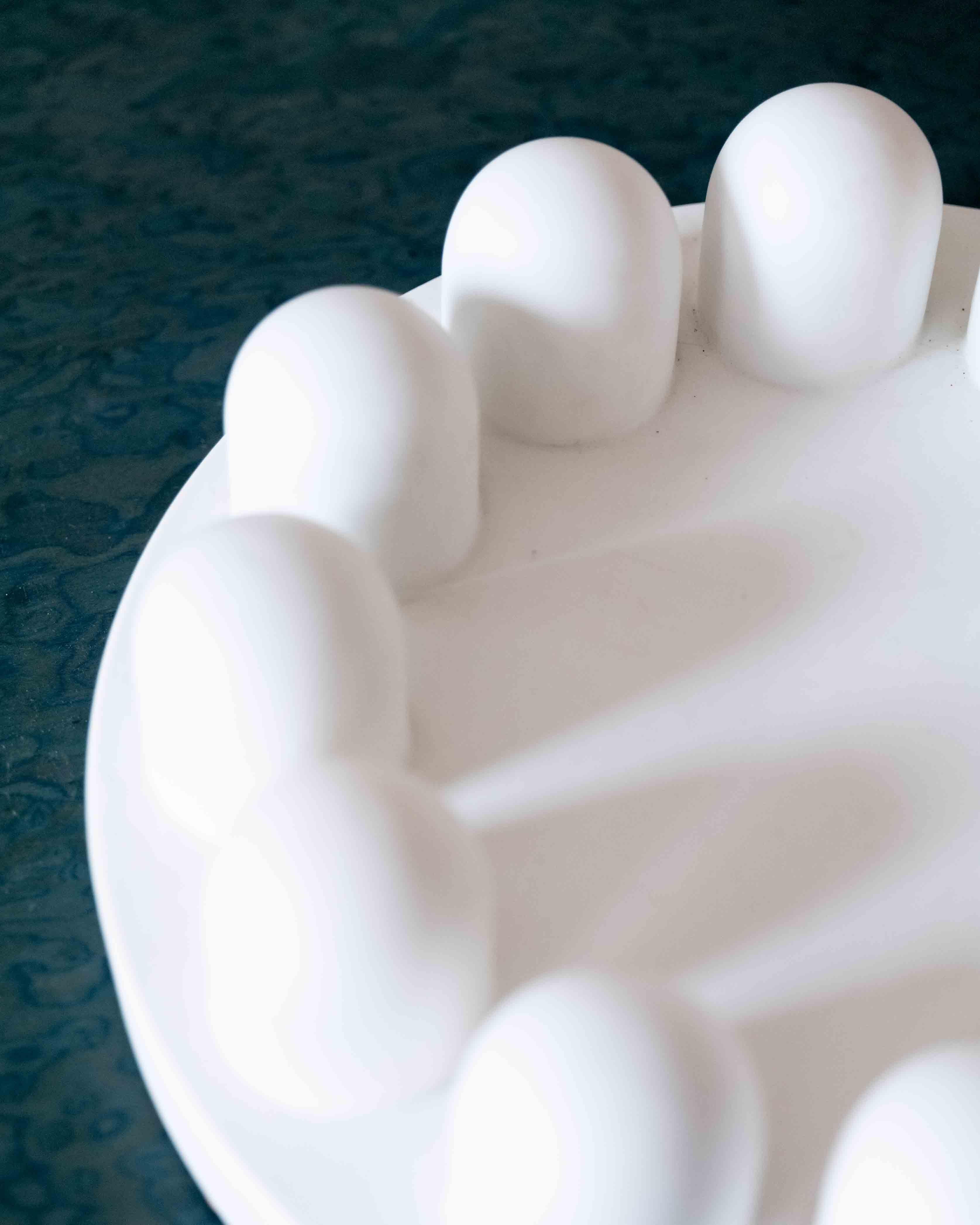 Enameled Ettore Sottsass ‘Sugar’ Table Centerpiece, Indian Memory Series, 1989 For Sale