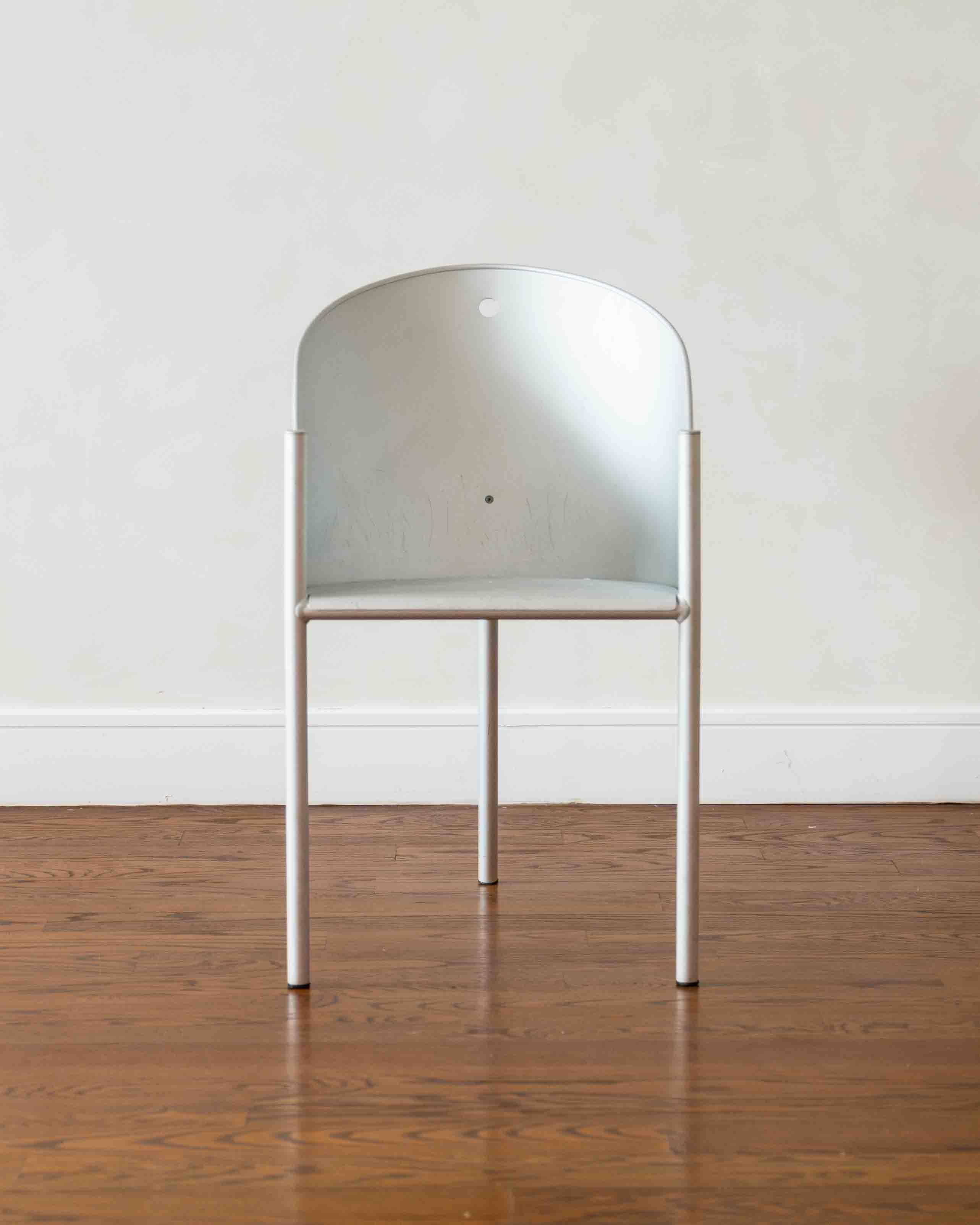 Fine XX secolo Philippe Starck Sedia Costes Alluminio per Driade Aleph, 1982 in vendita