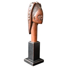 Antique 19th-20th Century Ovimbundu Staff Finial, Angola — Provenance Pierre Dartevelle