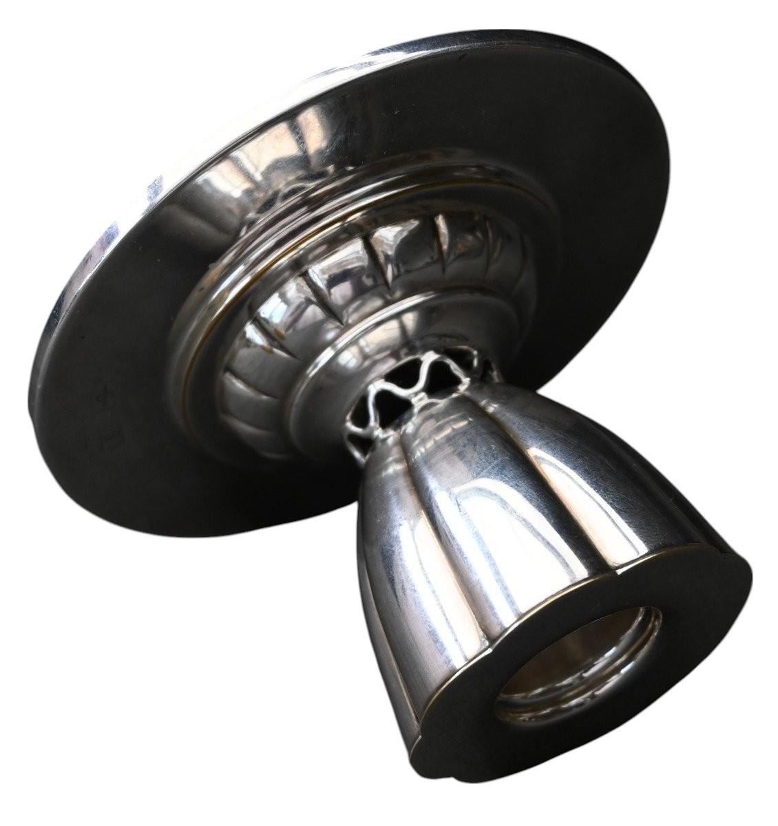 Danese Candeliere in argento massiccio Georg Jensen - Model No. 5 di Johan Rohde (1949) in vendita