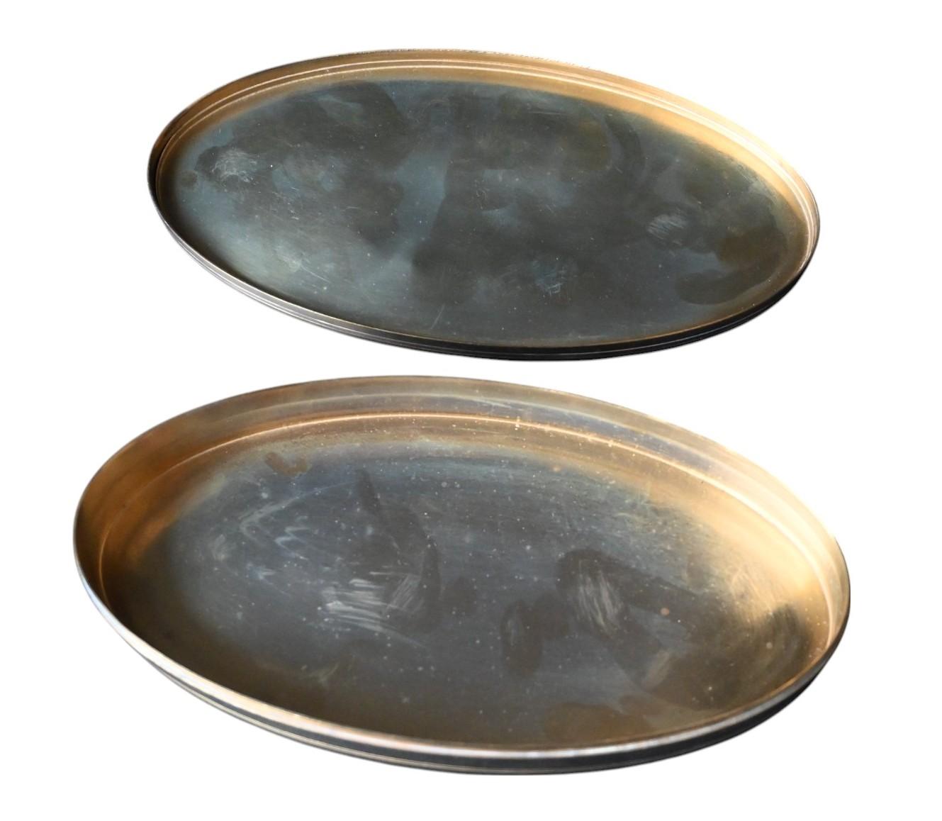 Antique Oval Bronze Box With Hand-painted Miniature – Signed 
