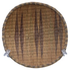 Tutsi "agakoko" woven display tray - Rwanda - first half 20th century