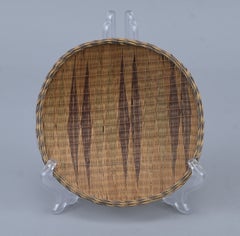 Tutsi "agakoko" woven display tray - Rwanda - first half 20th century