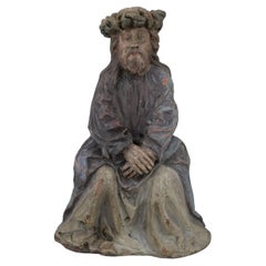 Christ In Chains – Polychrome Terracotta – 16th–17th Century