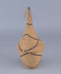 Agaseke Basket, Tutsi, Rwanda, mid 20th century