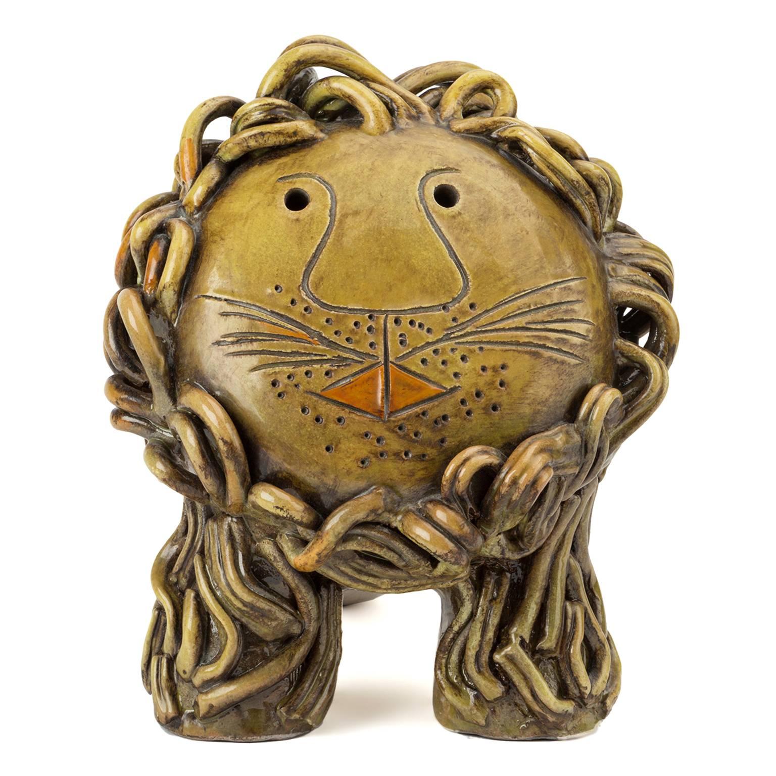 Bitossi Ceramiche opened their Aldo Londi archives in Florence to Leclaireur who had the chance to select 11 works amidst an abundance of outstanding creations. The result is an exclusive re-edition for Leclaireur.

This piece is a lion with curly