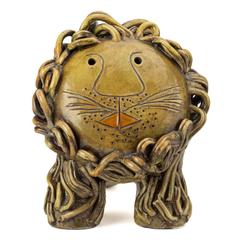 Bitossi Ceramiche Lion Sculpture by Aldo Londi, Limited Edition, 2016