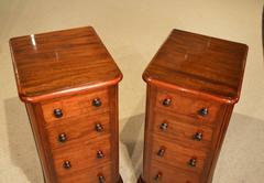 Good Pair of Mahogany Victorian Period Antique Bedside Cupboards (Adapted)